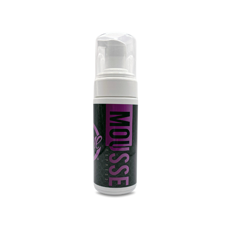 Shine@Home Express Mousse - a quick-drying and lightweight self-tanning mousse that delivers a beautiful, natural-looking tan in just a few hours, leaving your skin with a radiant glow.